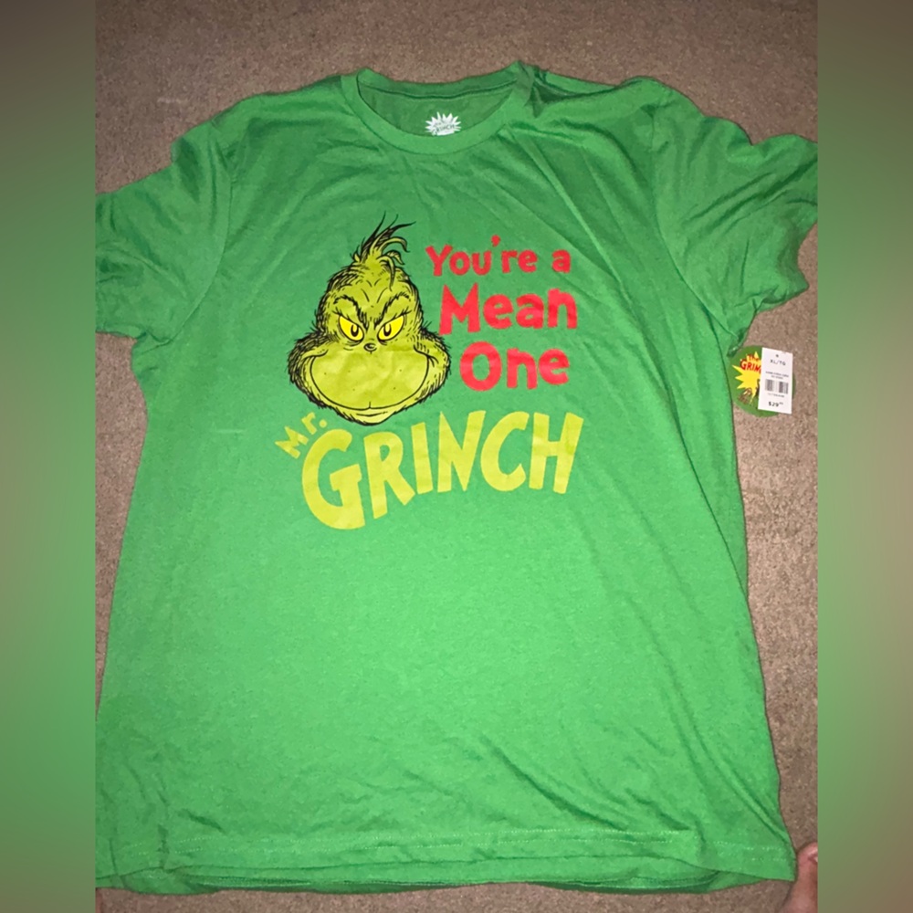 Green Grinch Graphic T-Shirt